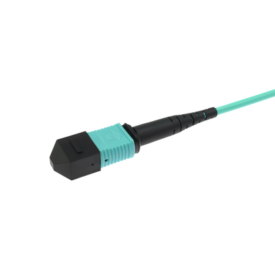 PVC/LSZH 다중 모드 MPO MTP 광섬유 케이블 20m 길이 -20.C ~ 70.C 운영 온도