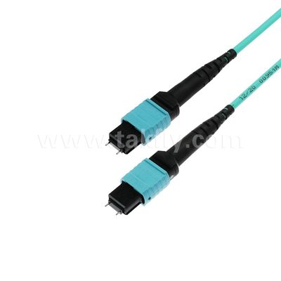 MPO/MTP 패치코드 16-코어 SM/MM 트렁크 케이블 점퍼 데이터 센터 AI FTTX용 광섬유