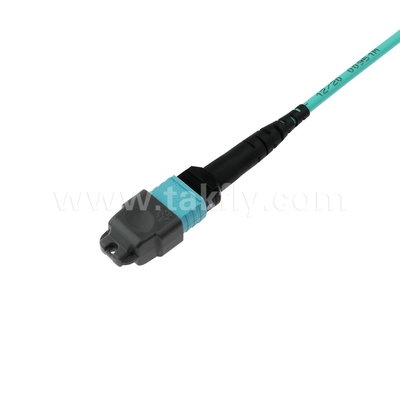 16 코어 SM MM MPO MTP 광섬유 점퍼 케이블 데이터 센터 FTTX 사용자 정의
