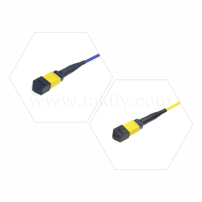데이터 센터 FTTX 광섬유 케이블 MPO 패치 코드 MTP 트렁크 케이블 장갑 SM MM 점퍼