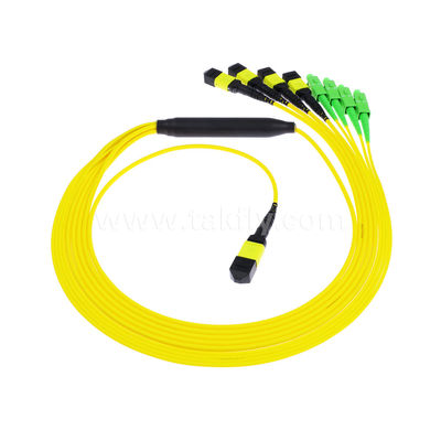 데이터 센터 AI FTTx Telecom용 MPO/MTP 패치 코드 케이블 팬아웃 분배기 SC/LC/FC/ST/MPO 광섬유