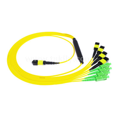 데이터 센터 AI FTTx Telecom용 MPO/MTP 패치 코드 케이블 팬아웃 분배기 SC/LC/FC/ST/MPO 광섬유