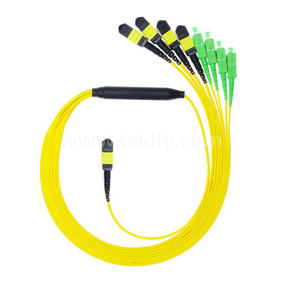 데이터 센터 AI FTTx Telecom용 MPO/MTP 패치 코드 케이블 팬아웃 분배기 SC/LC/FC/ST/MPO 광섬유