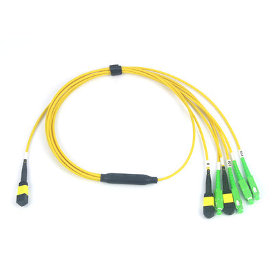 데이터 센터 AI FTTx Telecom용 MPO/MTP 패치 코드 케이블 팬아웃 분배기 SC/LC/FC/ST/MPO 광섬유