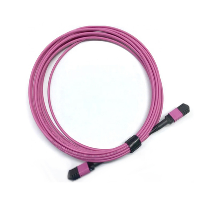 엘리트 멀티모드 OM4 50/125 플레넘 OFNP B형 MPO 패치 코드 3.0mm 케이블 10m 33ft MTP-12 PC 여성에서 MTP-12 PC 여성