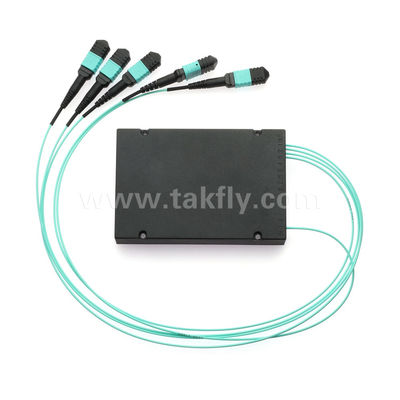 데이터 센터 FTTX를 위한 MPO/MTP 팬아웃 케이블 PLC 쪼개는 도구 1x4 SM/MM 광섬유