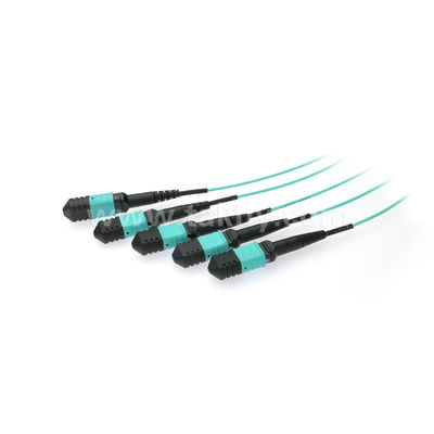 데이터 센터 FTTX를 위한 MPO/MTP 팬아웃 케이블 PLC 쪼개는 도구 1x4 SM/MM 광섬유