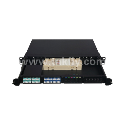 1U 랙 마운트 24F MPO-LC MTP 패치 패널 데이터 센터용 고밀도 96F
