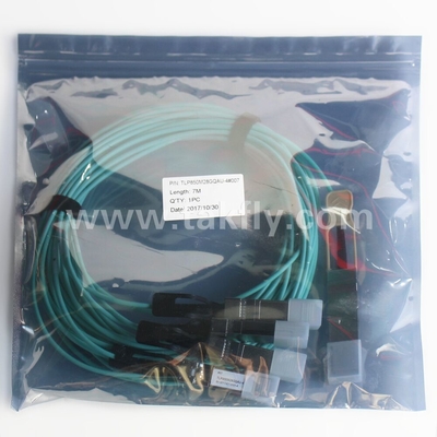 100Gb/s QSFP28 ~ 4x SFP28 브레이크오웃 액티브 광 케이블 AOC 케이블 빠른 데이터 전송