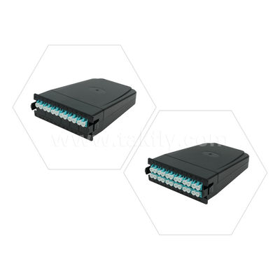 MPO/MTP 패치 패널 관리 카세트 데이터 센터 FTTX 케이블링을 위한 슬라이드형 광섬유