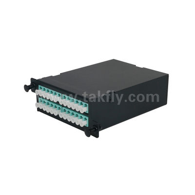 MPO/MTP 패치 패널 관리 카세트 알루미늄 합금 슬라이드형 광섬유 데이터 센터 FTTX 케이블링