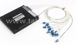 16 CH CWDM Mux Demux ABS 박스 2.0mm 3.0mm LC APC 커넥터