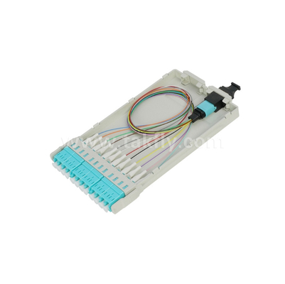 광섬유 MPO 카세트 모듈 데이터 센터 FTTX를 위한 사전 종료된 MPO/MTP-LC 12C