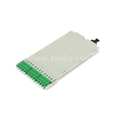 광섬유 MPO 카세트 모듈 데이터 센터 FTTX를 위한 사전 종료된 MPO/MTP-LC 12C