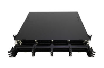 LC 커넥터 인터페이스와 고밀도 섬유 관리를 위한 200mm 깊이를 가진 144 코어 MPO MTP 카세트 패널