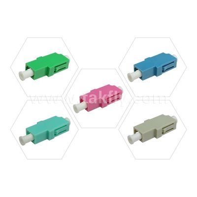 LC 어댑터 케이블 커플러 APC/UPC SM/MM 심플렉스/듀플렉스/쿼드/6가지/8가지 데이터 센터 FTTH용 광섬유