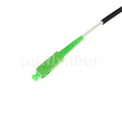 통신등급 CPR Dca 인증 4.5mm 이중 안전 광섬유 패치코드 SM G657AB3 LSZH 블랙 자켓 SCAPC에서 LCAPC