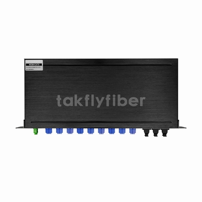 1U 19인치 랙 마운트 WDM 1x72 CATV PLC 스플리터 GPON 애플리케이션