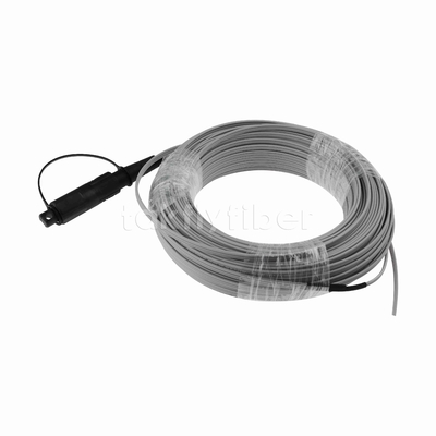 1 코어 미리 결정된 Optitap SC/APC 그림 8 FTTH 광섬유 드롭 케이블 피그테일 40M G657A LSZH 0.25μd 1.0mm 가루화 된 메신저 철선과 함께 낮은 마찰 재킷