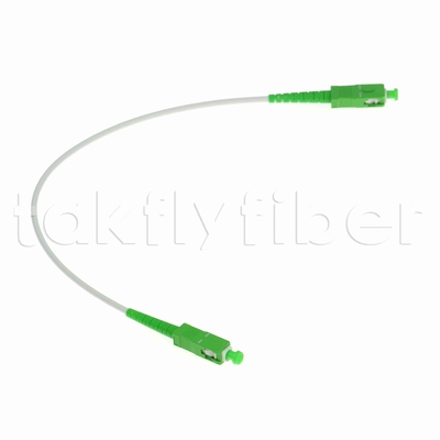 설치류 저항성 G657A2 SC APC 광섬유 패치코드 장갑 광섬유 패치 케이블 SM 3.0mm