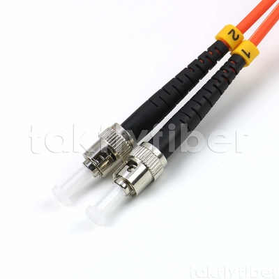 UPC MM 듀플렉스 섬유 패치 코드 3.0mm LSZH ST TO LC OM1 OM2 APC