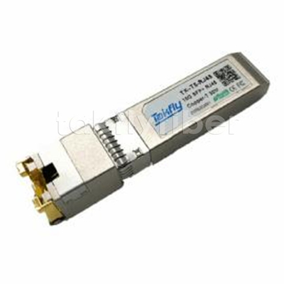 10GBASE-T SFP+ 구리 송신기 컴팩트 RJ-45 커넥터 집합