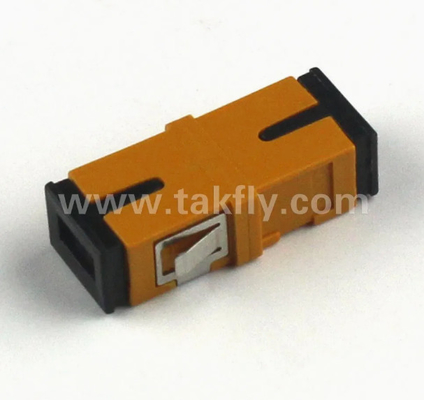 RoHS를 준수하는 FTTH SC 심플렉스 듀플렉스 광섬유 어댑터 작동 온도 -40- 85C 반환 손실 ≥45dB