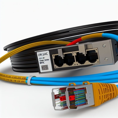 CPR 24C Fiber Optic Patch Cord Data Center MPO Fiber Cable