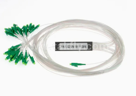 G657A1 섬유 타입 전 연결기 LC 1X8 900um 미니 스틸 튜브 광섬유 PLC 스플리터 PDL≤0.4dB