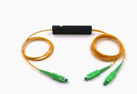 1x2 싱글 모드 ABS SC PLC 스플리터 광섬유 SC APC 1~2 PLC 스플리터