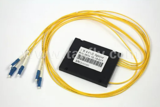 컴팩트 Gpon Epon 1X4 SC APC ABS FTTX 광섬유 PLC 스플리터
