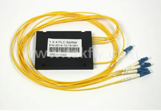 컴팩트 Gpon Epon 1X4 SC APC ABS FTTX 광섬유 PLC 스플리터