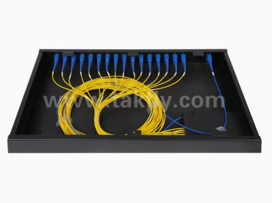 Gpon Epon 32 포트 랙 마운트 광섬유 분할기 Sc/APC 커넥터 높은 신뢰성 및 안정성