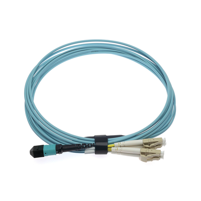 MPO MTP 광섬유 케이블 50/125um PC APC 저손실 ≤0.2dB