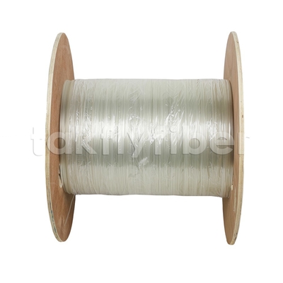 투명 FTTH 광섬유 드롭 케이블 2.2x3.0mm G657A2 플랫 실내