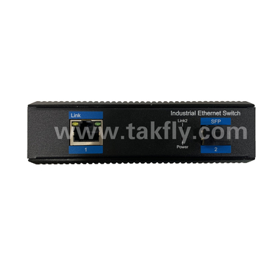1개의 SFP 포트와 DIN-Rail 장착을 갖춘 산업용 기가비트 POE 스위치