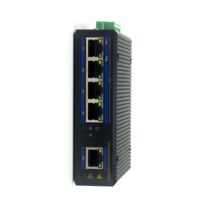 산업용 POE 스위치 5포트 기가비트 DIN 레일 마운트 IP40
