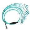 24 코어 MPO-LC OM4 브레이크아웃 케이블 (40G QSFP 데이터 센터용)