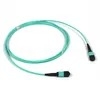 16F OM5 MTP Fiber Patch Cord 남성 여성 MPO 점퍼 케이블