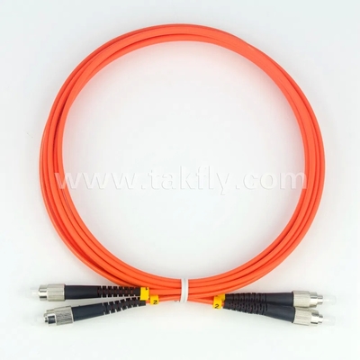 SC 듀플렉스 OM1 62.5/125um 광섬유 패치 코드 3mm PVC
