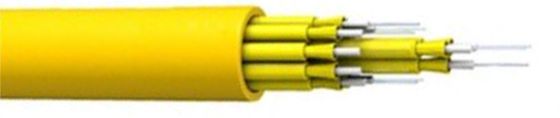 원거리 통신 해결책을 위한 FTTH 실내 4-48 핵심 탈주 광케이블 2000M LSZH/PVC/PU