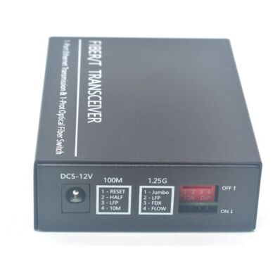SC 단순/이중 10/100/1000Base-TX - 1000Base-FX 광섬유 미디어 변환기(LFP 포함)