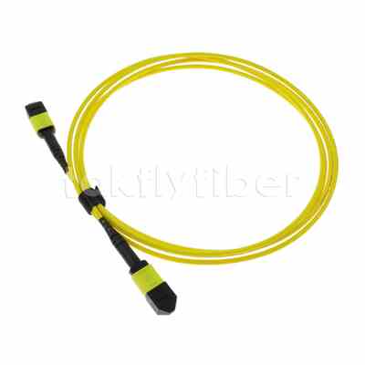 Plenum (OFNP) 0.35dB Max Type B MPO Male to MPO Female Fiber Patch Cable
