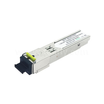 데이터 센터 AI FTTX용 SFP 1.25Gbps 20KM SC 양방향 광 수신기 모듈