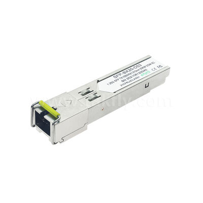 데이터 센터 AI FTTX용 SFP 1.25Gbps 20KM SC 양방향 광 수신기 모듈