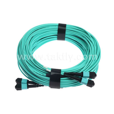 24 fiber Optical Breakout Cable 2x12F MPO MTP- 2x12F MPO MTP Male Female OM3 OM4 Multimode Fiber Optic Patchcord /Optical Fiber Patch Cable /Optical Fiber Trunk Cable /Optic Fiber Fanout Cable