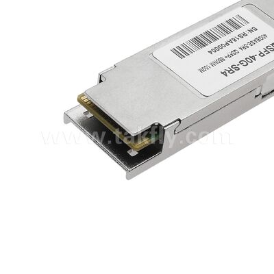 데이터센터 FTTH FTTX용 QSFP+ 40GBASE SR4 850NM 광학 송수신 모듈