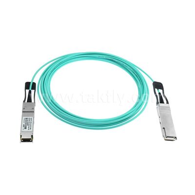 AOC 액티브 광케이블 데이터 센터 FTTH FTTX를 위한 광섬유 40G QSFP+에서 40G QSFP+