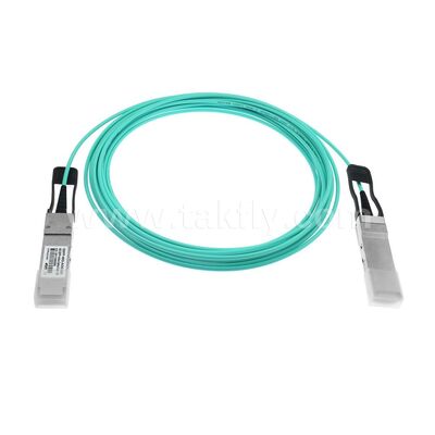 AOC 액티브 광케이블 데이터 센터 FTTH FTTX를 위한 광섬유 40G QSFP+에서 40G QSFP+