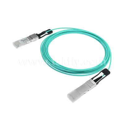 AOC 액티브 광케이블 데이터 센터 FTTH FTTX를 위한 광섬유 40G QSFP+에서 40G QSFP+